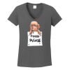 Ladies Heavy Cotton ™ 100% Cotton V Neck T Shirt Thumbnail