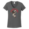 Ladies Heavy Cotton ™ 100% Cotton V Neck T Shirt Thumbnail
