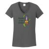 Ladies Heavy Cotton ™ 100% Cotton V Neck T Shirt Thumbnail