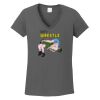 Ladies Heavy Cotton ™ 100% Cotton V Neck T Shirt Thumbnail