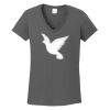 Ladies Heavy Cotton ™ 100% Cotton V Neck T Shirt Thumbnail