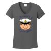 Ladies Heavy Cotton ™ 100% Cotton V Neck T Shirt Thumbnail