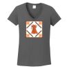 Ladies Heavy Cotton ™ 100% Cotton V Neck T Shirt Thumbnail