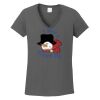 Ladies Heavy Cotton ™ 100% Cotton V Neck T Shirt Thumbnail