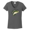 Ladies Heavy Cotton ™ 100% Cotton V Neck T Shirt Thumbnail