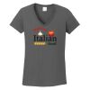 Ladies Heavy Cotton ™ 100% Cotton V Neck T Shirt Thumbnail