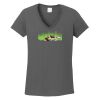Ladies Heavy Cotton ™ 100% Cotton V Neck T Shirt Thumbnail