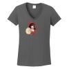 Ladies Heavy Cotton ™ 100% Cotton V Neck T Shirt Thumbnail