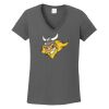Ladies Heavy Cotton ™ 100% Cotton V Neck T Shirt Thumbnail