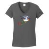 Ladies Heavy Cotton ™ 100% Cotton V Neck T Shirt Thumbnail