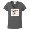 Ladies Heavy Cotton ™ 100% Cotton V Neck T Shirt Thumbnail