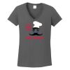 Ladies Heavy Cotton ™ 100% Cotton V Neck T Shirt Thumbnail