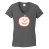 Ladies Heavy Cotton ™ 100% Cotton V Neck T Shirt Thumbnail