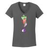 Ladies Heavy Cotton ™ 100% Cotton V Neck T Shirt Thumbnail