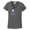 Ladies Heavy Cotton ™ 100% Cotton V Neck T Shirt Thumbnail