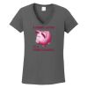 Ladies Heavy Cotton ™ 100% Cotton V Neck T Shirt Thumbnail