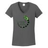Ladies Heavy Cotton ™ 100% Cotton V Neck T Shirt Thumbnail