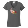 Ladies Heavy Cotton ™ 100% Cotton V Neck T Shirt Thumbnail