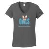 Ladies Heavy Cotton ™ 100% Cotton V Neck T Shirt Thumbnail