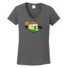 Ladies Heavy Cotton ™ 100% Cotton V Neck T Shirt Thumbnail