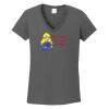 Ladies Heavy Cotton ™ 100% Cotton V Neck T Shirt Thumbnail