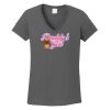 Ladies Heavy Cotton ™ 100% Cotton V Neck T Shirt Thumbnail