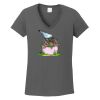 Ladies Heavy Cotton ™ 100% Cotton V Neck T Shirt Thumbnail