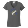 Ladies Heavy Cotton ™ 100% Cotton V Neck T Shirt Thumbnail