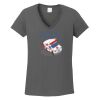 Ladies Heavy Cotton ™ 100% Cotton V Neck T Shirt Thumbnail
