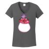 Ladies Heavy Cotton ™ 100% Cotton V Neck T Shirt Thumbnail
