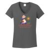 Ladies Heavy Cotton ™ 100% Cotton V Neck T Shirt Thumbnail