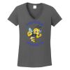 Ladies Heavy Cotton ™ 100% Cotton V Neck T Shirt Thumbnail