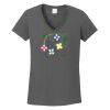 Ladies Heavy Cotton ™ 100% Cotton V Neck T Shirt Thumbnail