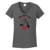 Ladies Heavy Cotton ™ 100% Cotton V Neck T Shirt Thumbnail