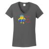 Ladies Heavy Cotton ™ 100% Cotton V Neck T Shirt Thumbnail
