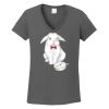 Ladies Heavy Cotton ™ 100% Cotton V Neck T Shirt Thumbnail