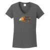 Ladies Heavy Cotton ™ 100% Cotton V Neck T Shirt Thumbnail