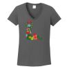 Ladies Heavy Cotton ™ 100% Cotton V Neck T Shirt Thumbnail