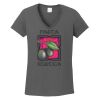 Ladies Heavy Cotton ™ 100% Cotton V Neck T Shirt Thumbnail