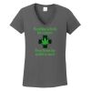 Ladies Heavy Cotton ™ 100% Cotton V Neck T Shirt Thumbnail