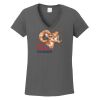 Ladies Heavy Cotton ™ 100% Cotton V Neck T Shirt Thumbnail