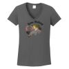 Ladies Heavy Cotton ™ 100% Cotton V Neck T Shirt Thumbnail