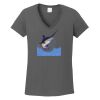 Ladies Heavy Cotton ™ 100% Cotton V Neck T Shirt Thumbnail