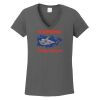 Ladies Heavy Cotton ™ 100% Cotton V Neck T Shirt Thumbnail
