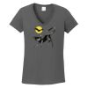 Ladies Heavy Cotton ™ 100% Cotton V Neck T Shirt Thumbnail