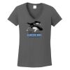 Ladies Heavy Cotton ™ 100% Cotton V Neck T Shirt Thumbnail