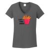 Ladies Heavy Cotton ™ 100% Cotton V Neck T Shirt Thumbnail