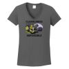 Ladies Heavy Cotton ™ 100% Cotton V Neck T Shirt Thumbnail