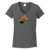 Ladies Heavy Cotton ™ 100% Cotton V Neck T Shirt Thumbnail