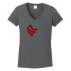 Ladies Heavy Cotton ™ 100% Cotton V Neck T Shirt Thumbnail